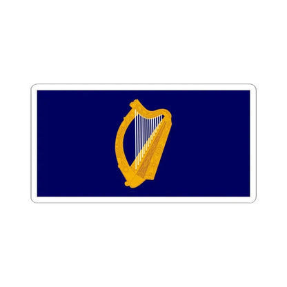 Flag of the President of Ireland (Ireland) STICKER Vinyl Kiss-Cut Decal 6 Inch White - The Sticker Space