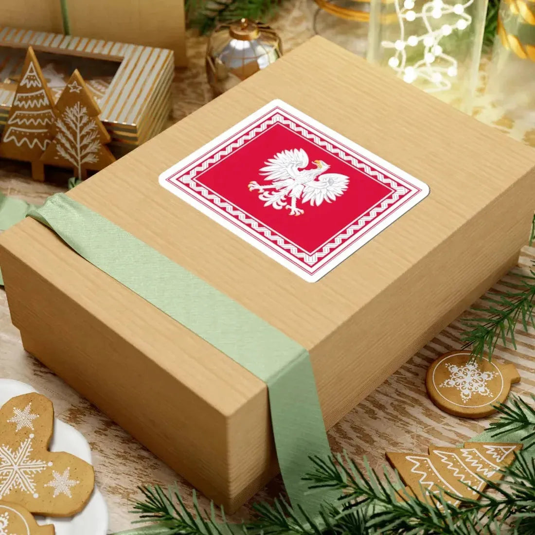 Flag of the President of Poland 1956-1990 (Poland) STICKER Vinyl Kiss-Cut Decal - The Sticker Space