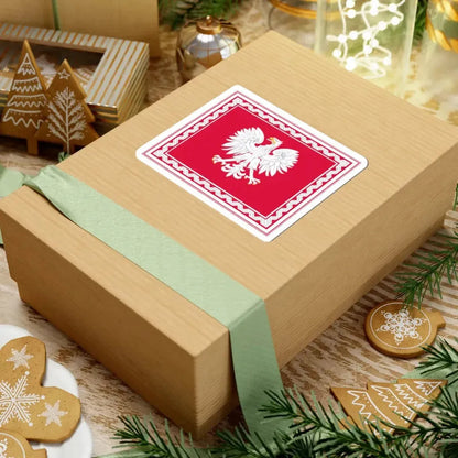 Flag of the President of Poland 1956-1990 (Poland) STICKER Vinyl Kiss-Cut Decal - The Sticker Space