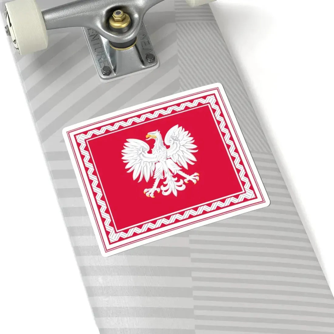 Flag of the President of Poland 1956-1990 (Poland) STICKER Vinyl Kiss-Cut Decal - The Sticker Space