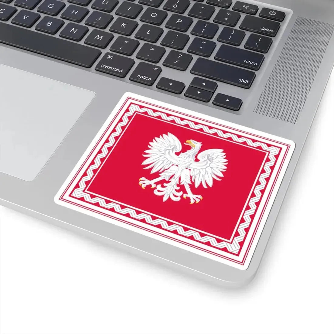 Flag of the President of Poland 1956-1990 (Poland) STICKER Vinyl Kiss-Cut Decal - The Sticker Space