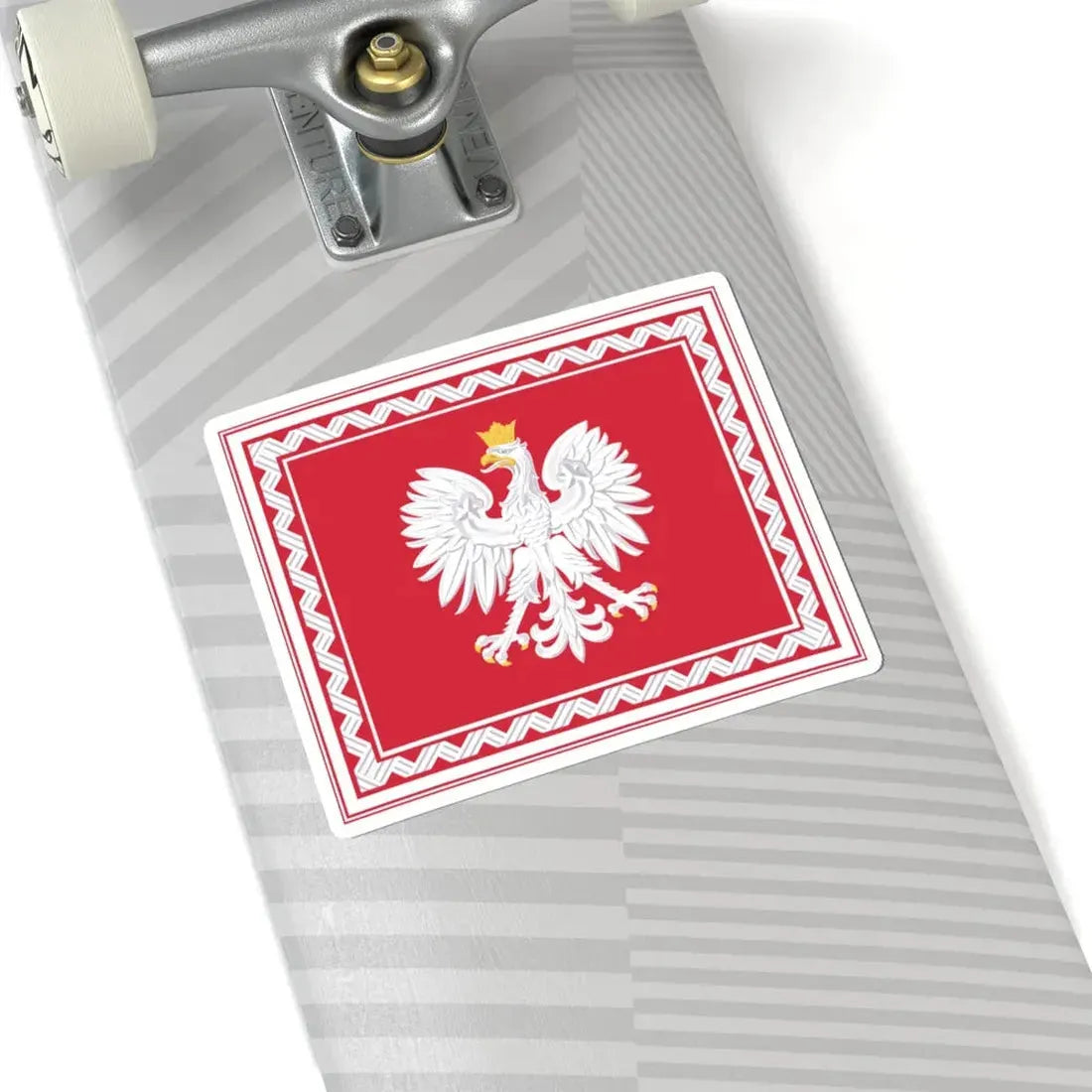 Flag of the President of Poland (Poland) STICKER Vinyl Kiss-Cut Decal - The Sticker Space