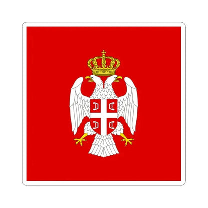 Flag of the President of Republika Srpska 1995-2007 (Bosnia and Herzegovina) STICKER Vinyl Kiss-Cut Decal 2 Inch White - The Sticker Space