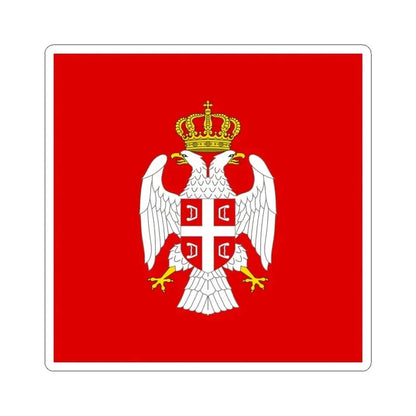 Flag of the President of Republika Srpska 1995-2007 (Bosnia and Herzegovina) STICKER Vinyl Kiss-Cut Decal 3 Inch White - The Sticker Space