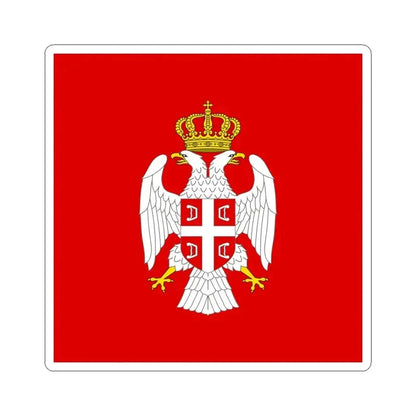 Flag of the President of Republika Srpska 1995-2007 (Bosnia and Herzegovina) STICKER Vinyl Kiss-Cut Decal 6 Inch White - The Sticker Space