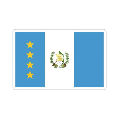 Flag of the President of the Congress of Guatemala STICKER Vinyl Die-Cut Decal 3 Inch - The Sticker Space