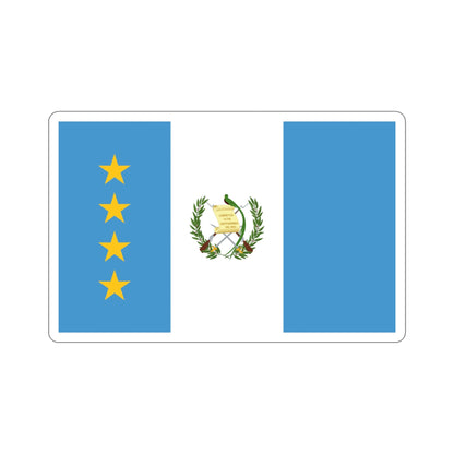 Flag of the President of the Congress of Guatemala STICKER Vinyl Die-Cut Decal-4 Inch-The Sticker Space