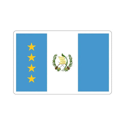 Flag of the President of the Congress of Guatemala STICKER Vinyl Die-Cut Decal 4 Inch - The Sticker Space