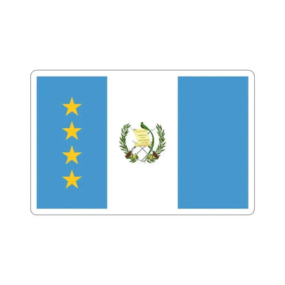 Flag of the President of the Congress of Guatemala STICKER Vinyl Die-Cut Decal - The Sticker Space