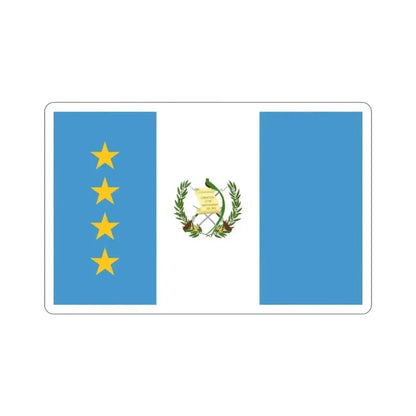Flag of the President of the Congress of Guatemala STICKER Vinyl Die-Cut Decal - The Sticker Space