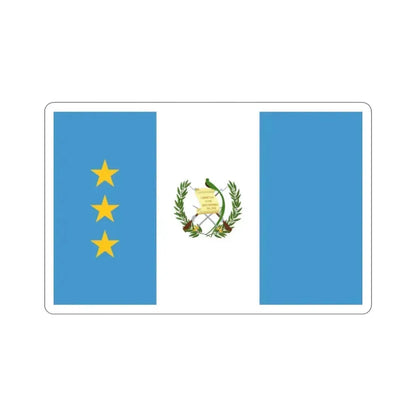 Flag of the President of the Supreme Court of Justice of Guatemala STICKER Vinyl Die-Cut Decal 2 Inch - The Sticker Space