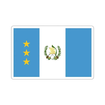 Flag of the President of the Supreme Court of Justice of Guatemala STICKER Vinyl Die-Cut Decal 2 Inch - The Sticker Space