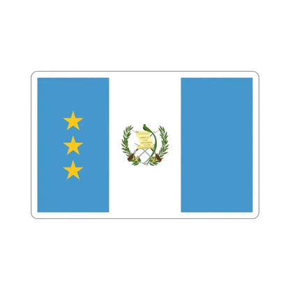 Flag of the President of the Supreme Court of Justice of Guatemala STICKER Vinyl Die-Cut Decal 4 Inch - The Sticker Space