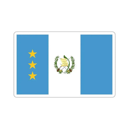 Flag of the President of the Supreme Court of Justice of Guatemala STICKER Vinyl Die-Cut Decal 6 Inch - The Sticker Space