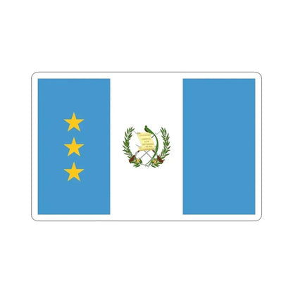 Flag of the President of the Supreme Court of Justice of Guatemala STICKER Vinyl Die-Cut Decal 6 Inch - The Sticker Space