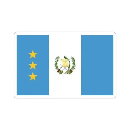 Flag of the President of the Supreme Court of Justice of Guatemala STICKER Vinyl Die-Cut Decal - The Sticker Space