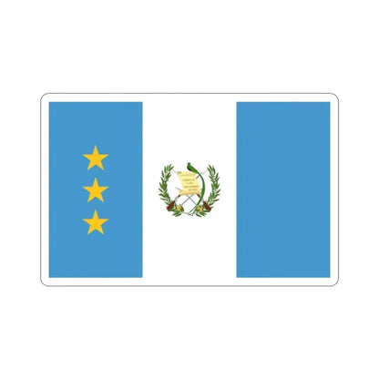 Flag of the President of the Supreme Court of Justice of Guatemala STICKER Vinyl Die-Cut Decal - The Sticker Space