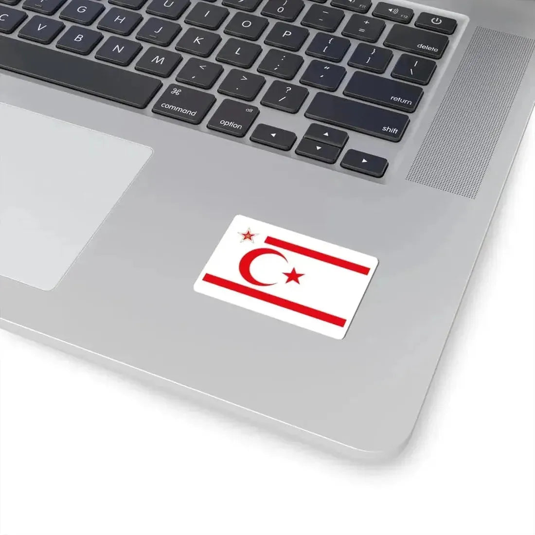 Flag of the President of the Turkish Republic of Northern Cyprus (Cyprus) STICKER Vinyl Kiss-Cut Decal - The Sticker Space