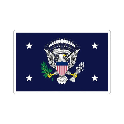 Flag of the President of the United States 1916-1945 (United States) STICKER Vinyl Kiss-Cut Decal 6 Inch White - The Sticker Space