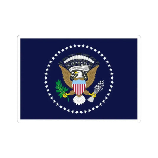 Flag of the President of the United States 1959-1960 (United States) STICKER Vinyl Kiss-Cut Decal 2 Inch White - The Sticker Space