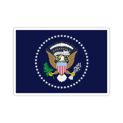 Flag of the President of the United States (United States) STICKER Vinyl Kiss-Cut Decal 3 Inch White - The Sticker Space