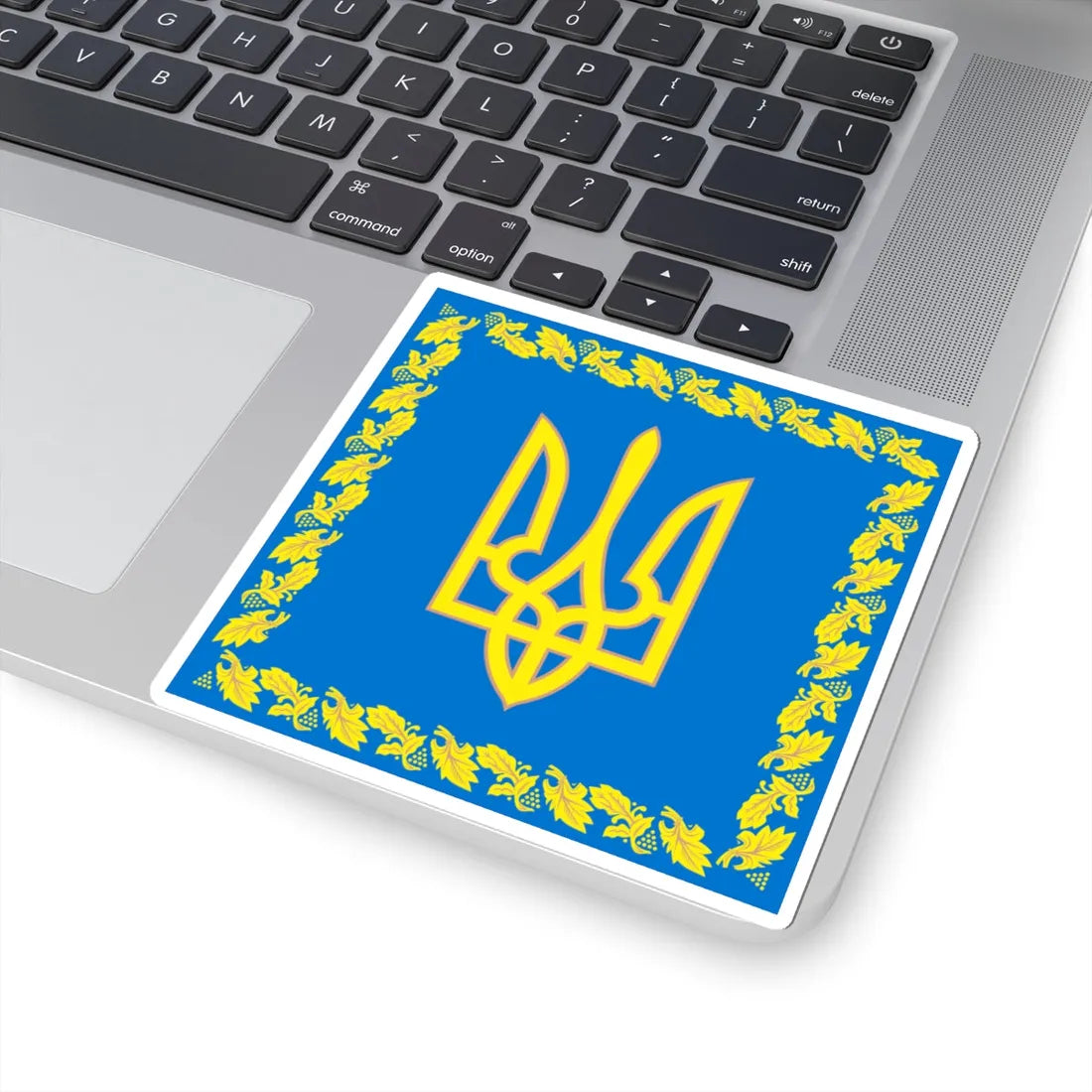 Flag of the President of Ukraine 1999-2006 detailed (Ukraine) STICKER Vinyl Kiss-Cut Decal - The Sticker Space