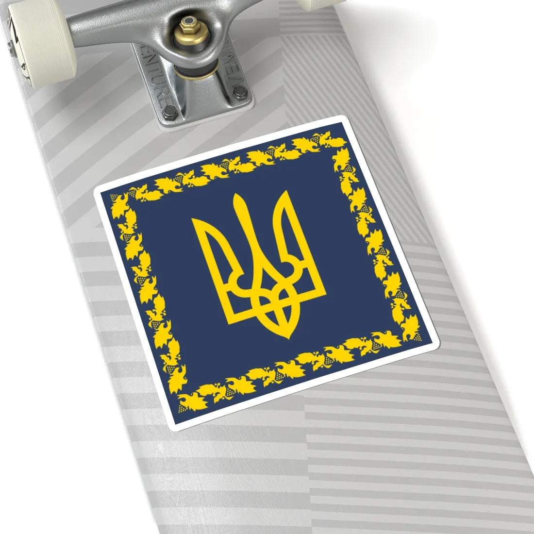 Flag of the President of Ukraine dark shade variant (Ukraine) STICKER Vinyl Kiss-Cut Decal - The Sticker Space