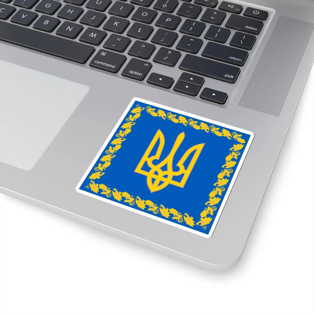 Flag of the President of Ukraine detailed (Ukraine) STICKER Vinyl Kiss-Cut Decal - The Sticker Space
