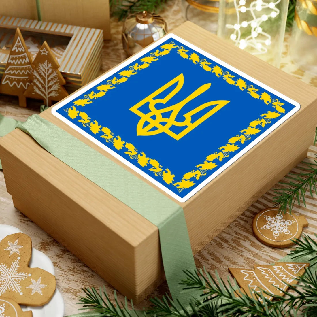 Flag of the President of Ukraine (Ukraine) STICKER Vinyl Kiss-Cut Decal - The Sticker Space