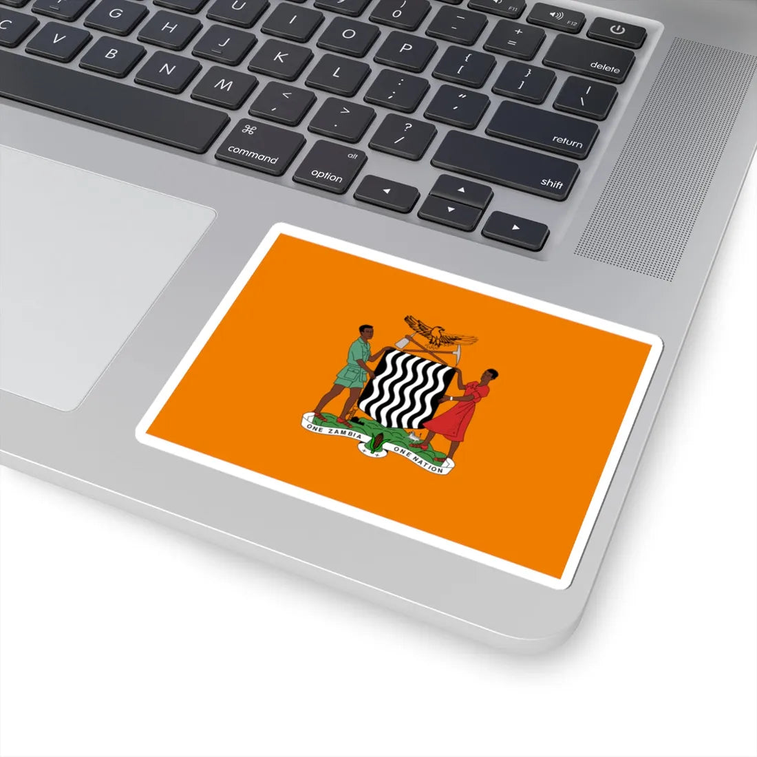 Flag of the President of Zambia (Zambia) (Coat of Arms) STICKER Vinyl Kiss-Cut Decal - The Sticker Space