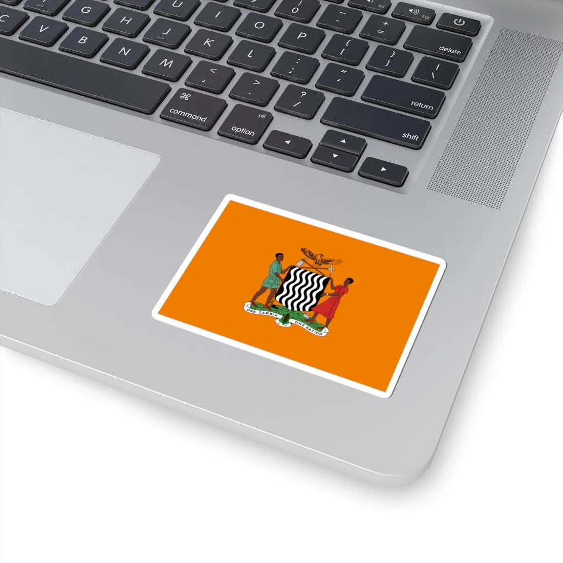 Flag of the President of Zambia (Zambia) (Coat of Arms) STICKER Vinyl Kiss-Cut Decal - The Sticker Space