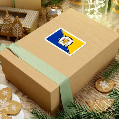 Flag of the Prime Minister of Barbados (Barbados) STICKER Vinyl Kiss-Cut Decal - The Sticker Space