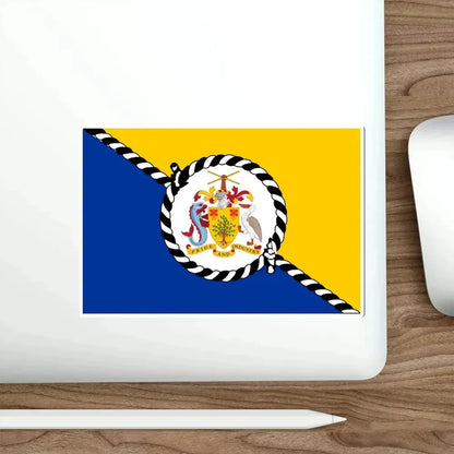 Flag of the Prime Minister of Barbados STICKER Vinyl Die-Cut Decal - The Sticker Space
