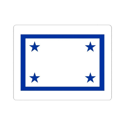 Flag of the Prime Minister of Cuba (Cuba) STICKER Vinyl Kiss-Cut Decal 4 Inch White - The Sticker Space