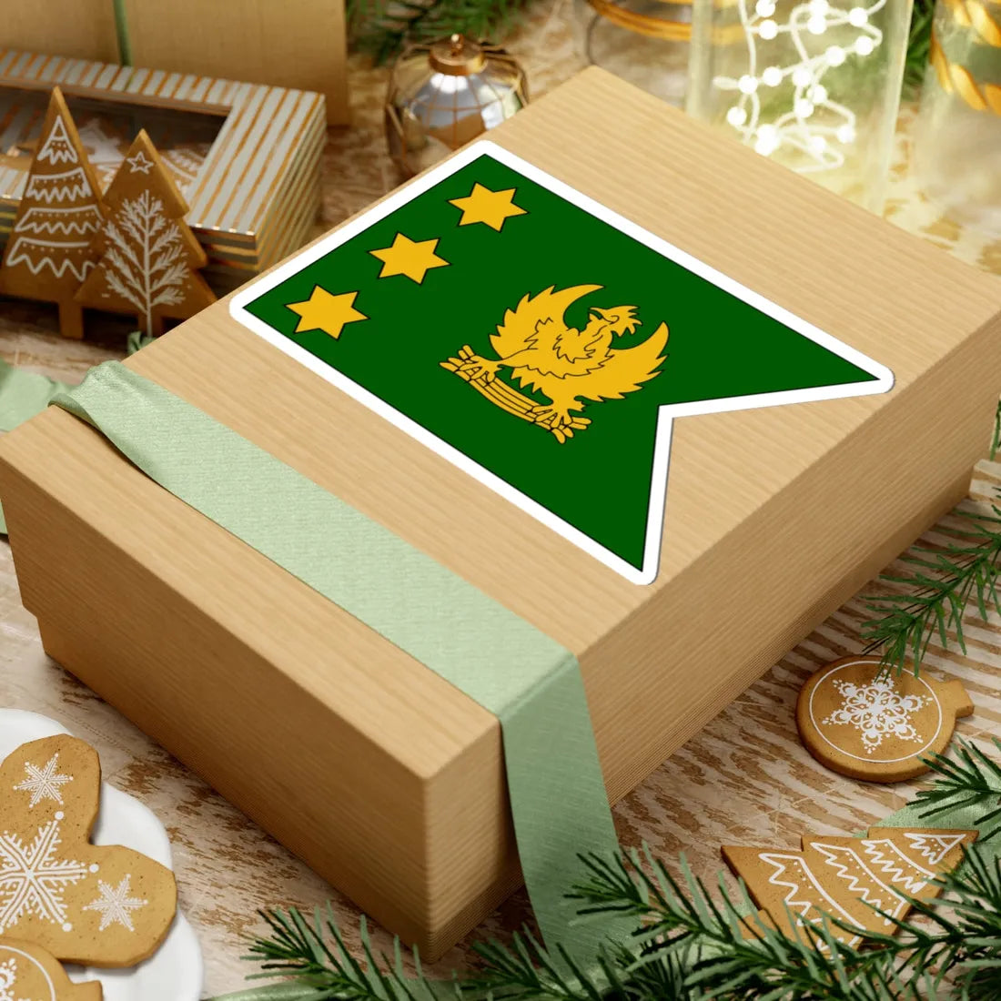 Flag of the Prime Minister of East Indonesia (Indonesia) STICKER Vinyl Kiss-Cut Decal - The Sticker Space