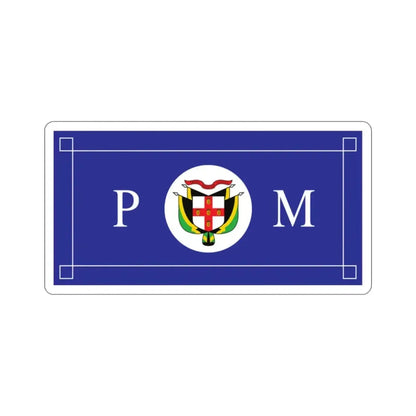 Flag of the Prime Minister of Jamaica STICKER Vinyl Die-Cut Decal 2 Inch - The Sticker Space