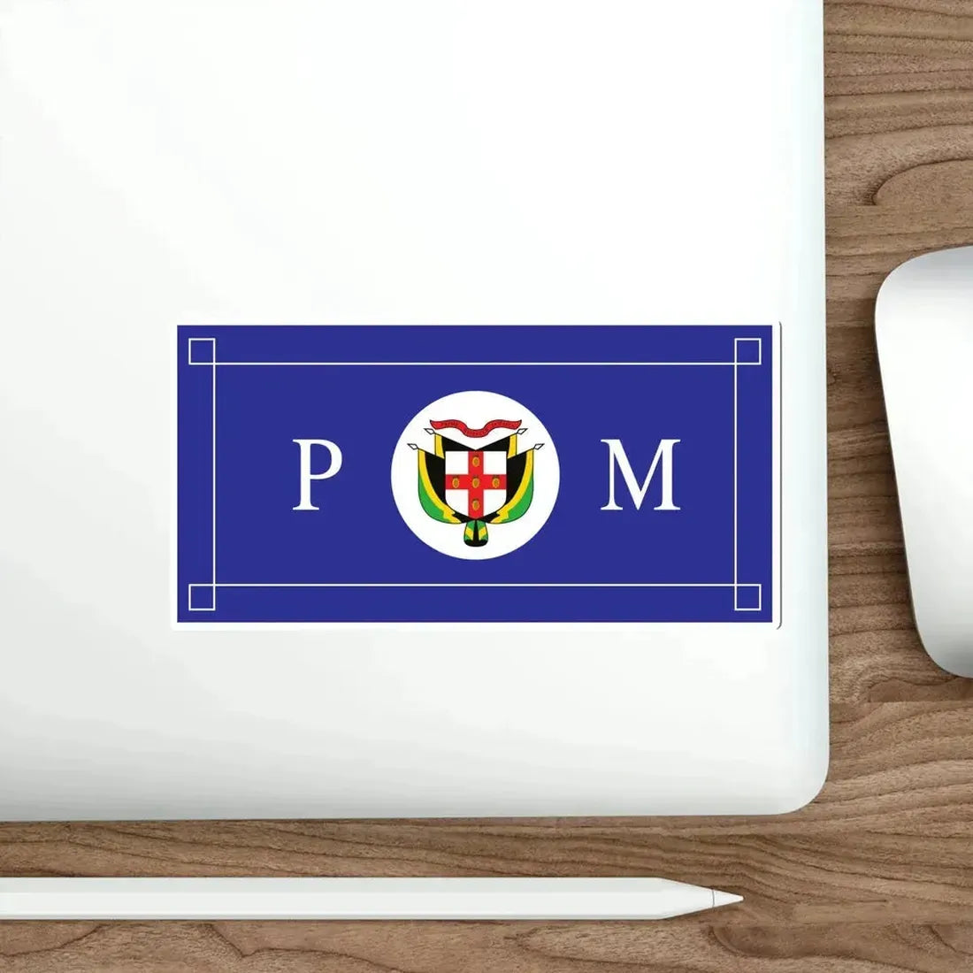 Flag of the Prime Minister of Jamaica STICKER Vinyl Die-Cut Decal - The Sticker Space