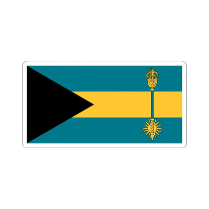 Flag of the Prime Minister of the Bahamas (Bahamas) STICKER Vinyl Kiss-Cut Decal 4 Inch White - The Sticker Space