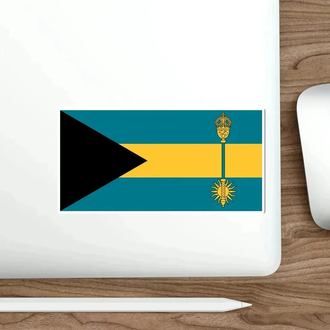Flag of the Prime Minister of the Bahamas STICKER Vinyl Die-Cut Decal - The Sticker Space