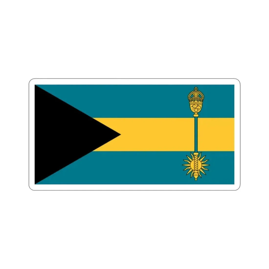 Flag of the Prime Minister of the Bahamas STICKER Vinyl Die-Cut Decal - The Sticker Space