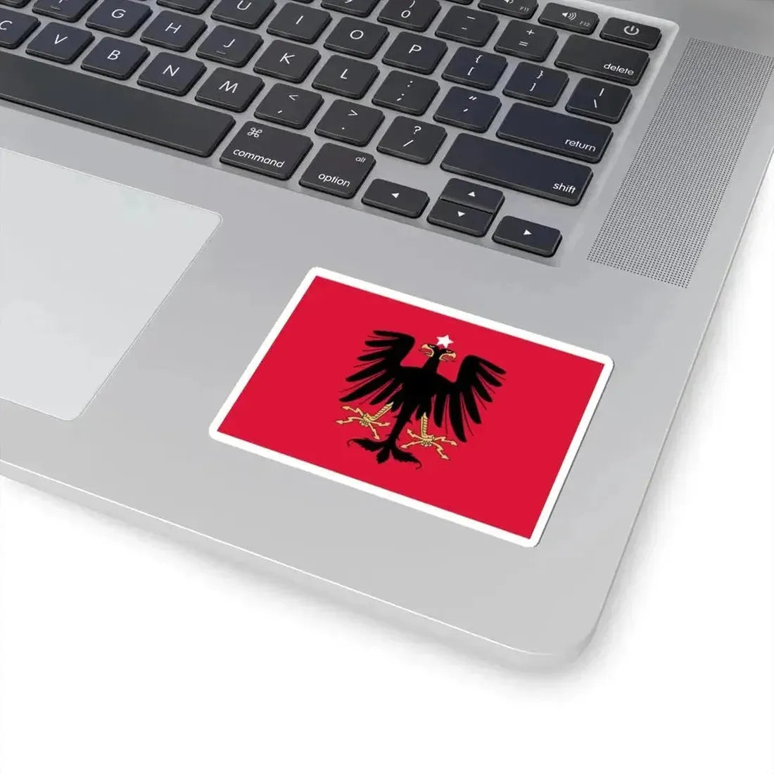 Flag of the Principality of Albania 1914 (Albania) STICKER Vinyl Kiss-Cut Decal - The Sticker Space