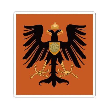 Flag of the Principality of Albania 1915 STICKER Vinyl Die-Cut Decal 2 Inch - The Sticker Space