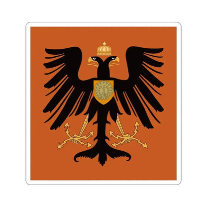 Flag of the Principality of Albania 1915 STICKER Vinyl Die-Cut Decal 3 Inch - The Sticker Space