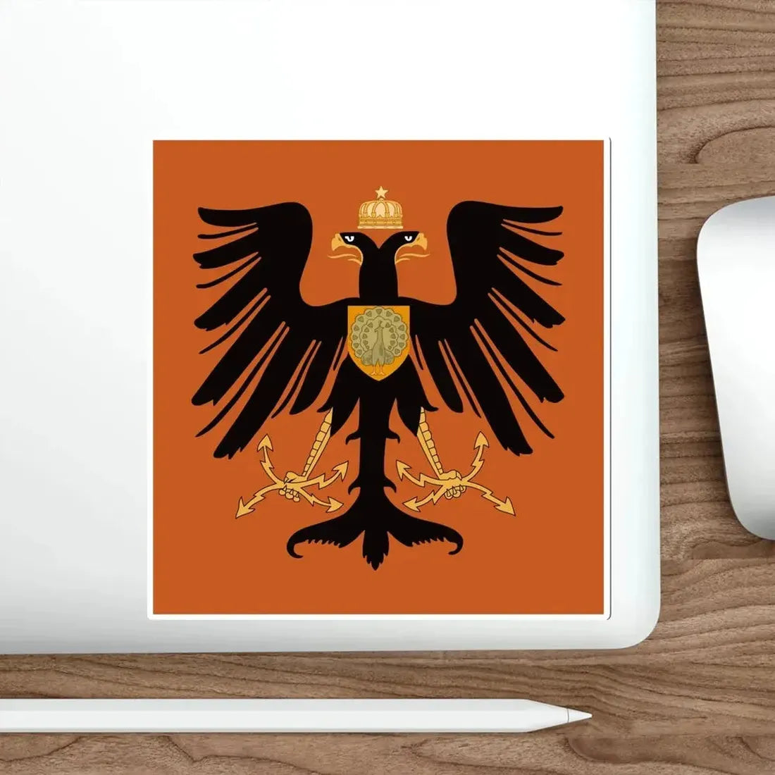 Flag of the Principality of Albania 1915 STICKER Vinyl Die-Cut Decal - The Sticker Space