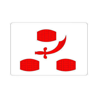 Flag of the Principality of Bengal 15th-18th century (Bangladesh) STICKER Vinyl Kiss-Cut Decal 6 Inch White - The Sticker Space