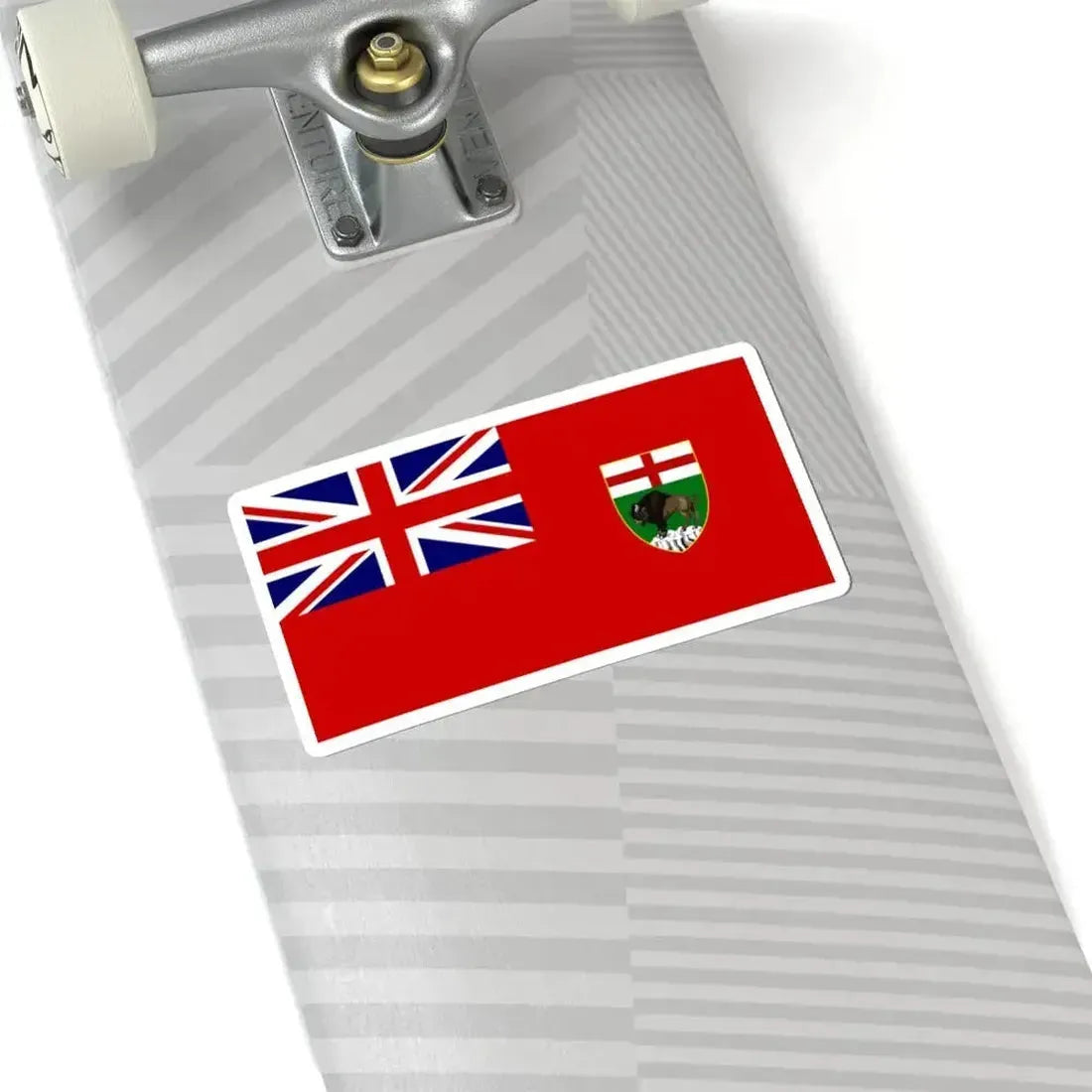 Flag of the Province of Manitoba (Canada) STICKER Vinyl Kiss-Cut Decal - The Sticker Space