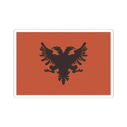 Flag of the Provisional Government of Albania 1912-1914 (Albania) STICKER Vinyl Kiss-Cut Decal 2 Inch White - The Sticker Space