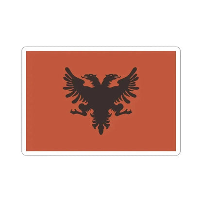 Flag of the Provisional Government of Albania 1912-1914 (Albania) STICKER Vinyl Kiss-Cut Decal 6 Inch White - The Sticker Space