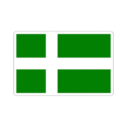 Flag of the Puerto Rican Independence Party (United States) STICKER Vinyl Kiss-Cut Decal 6 Inch White - The Sticker Space