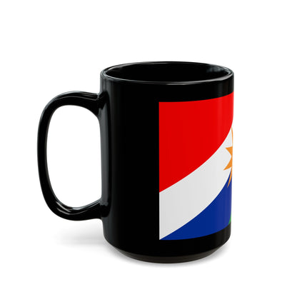 Flag of the Puntarenas Province Costa Rica - Black Coffee Mug-The Sticker Space